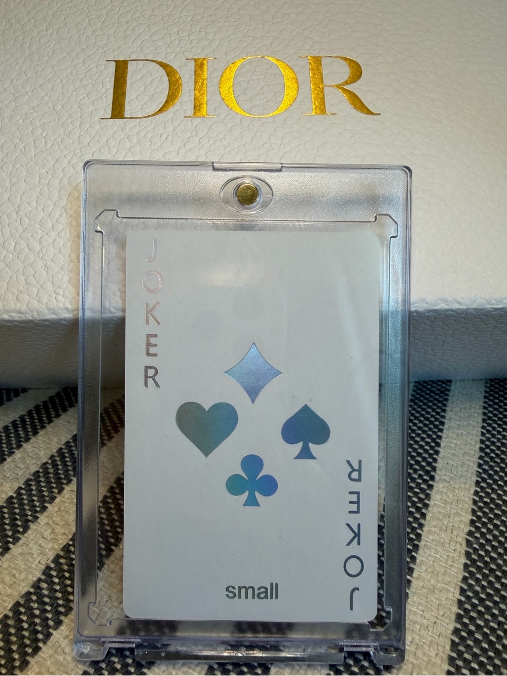 DIOR Collectible “JOY” Ltd Edition Holographic Card-“SMALL” Joker Card 💎💎💎
